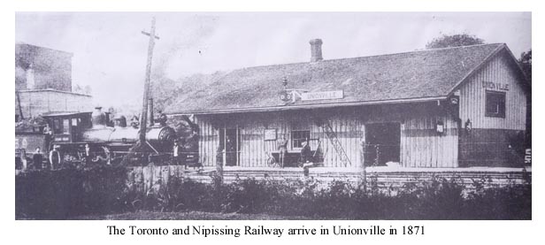 the Ontario Simcoe and Huron Railway