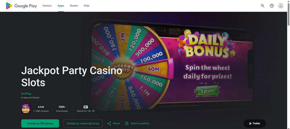 jackpot casino spin