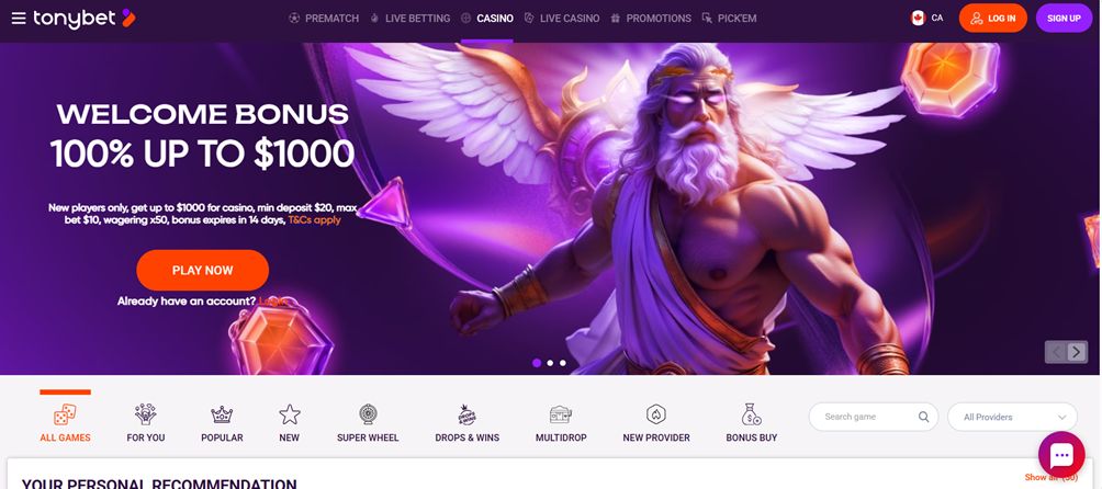 tony bet casino